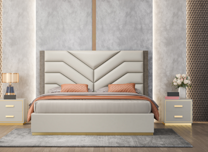 Bett Design Luxus Doppel Betten 180x200cm Schlaf Zimmer Modern Neu